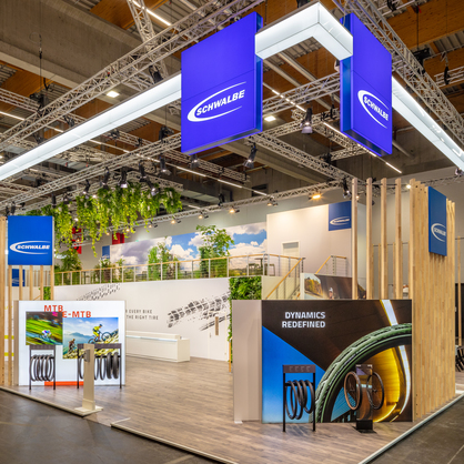 Schwalbe präsentiert neues innovatives Standkonzept auf der Eurobike in Frankfurt
